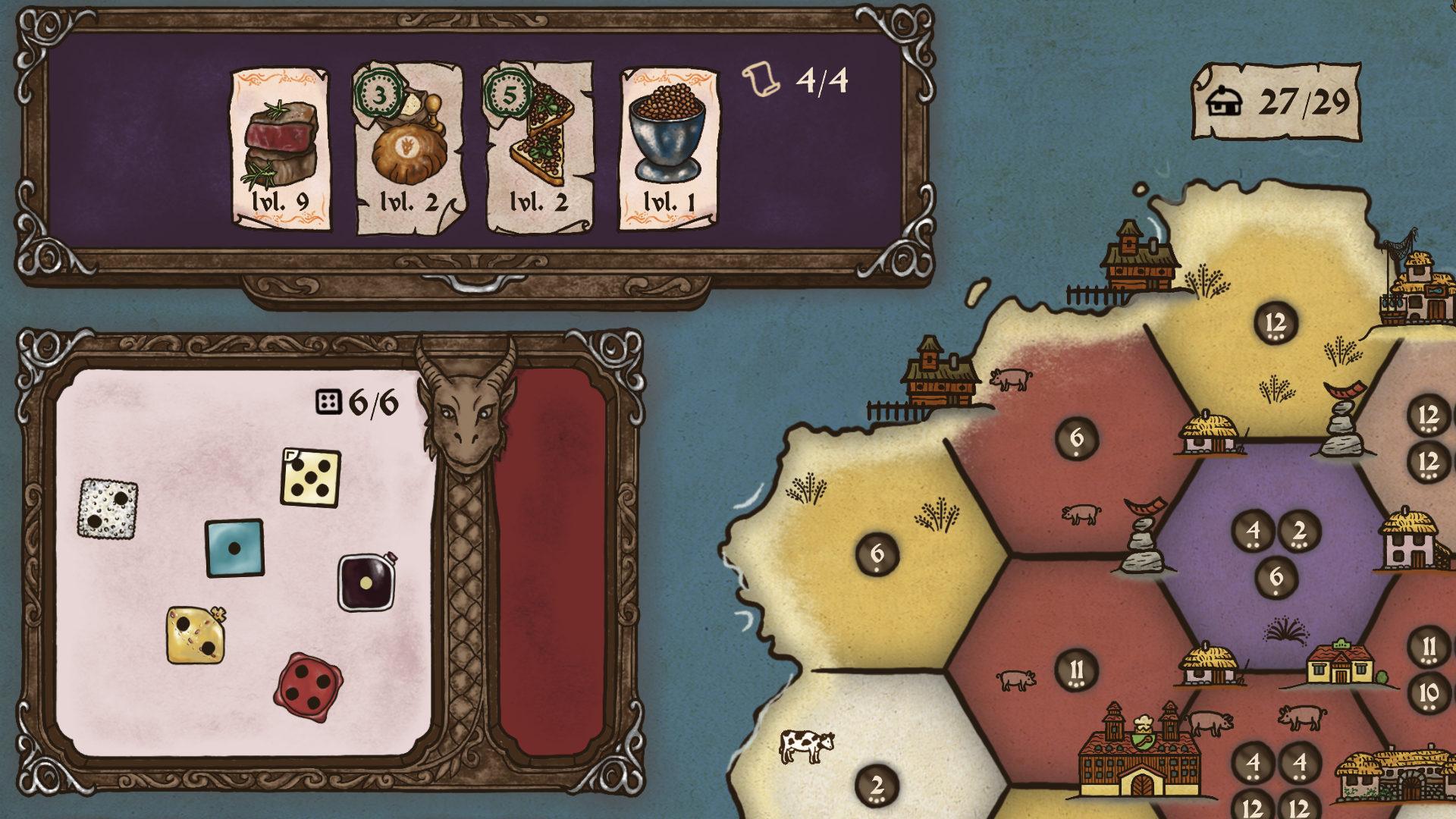 Dice and Recipes
