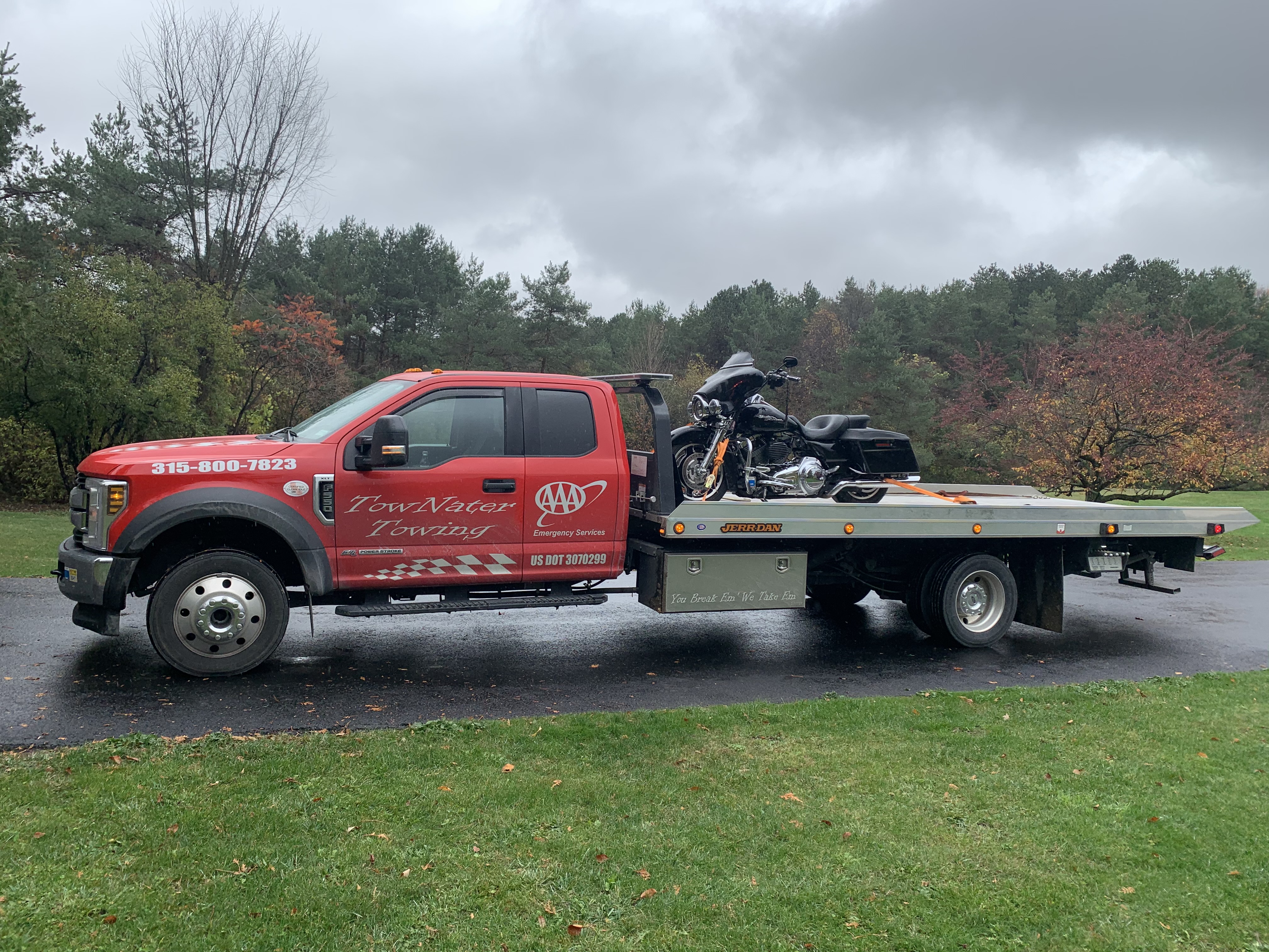 Service Description for Motorcycle Towing Image
