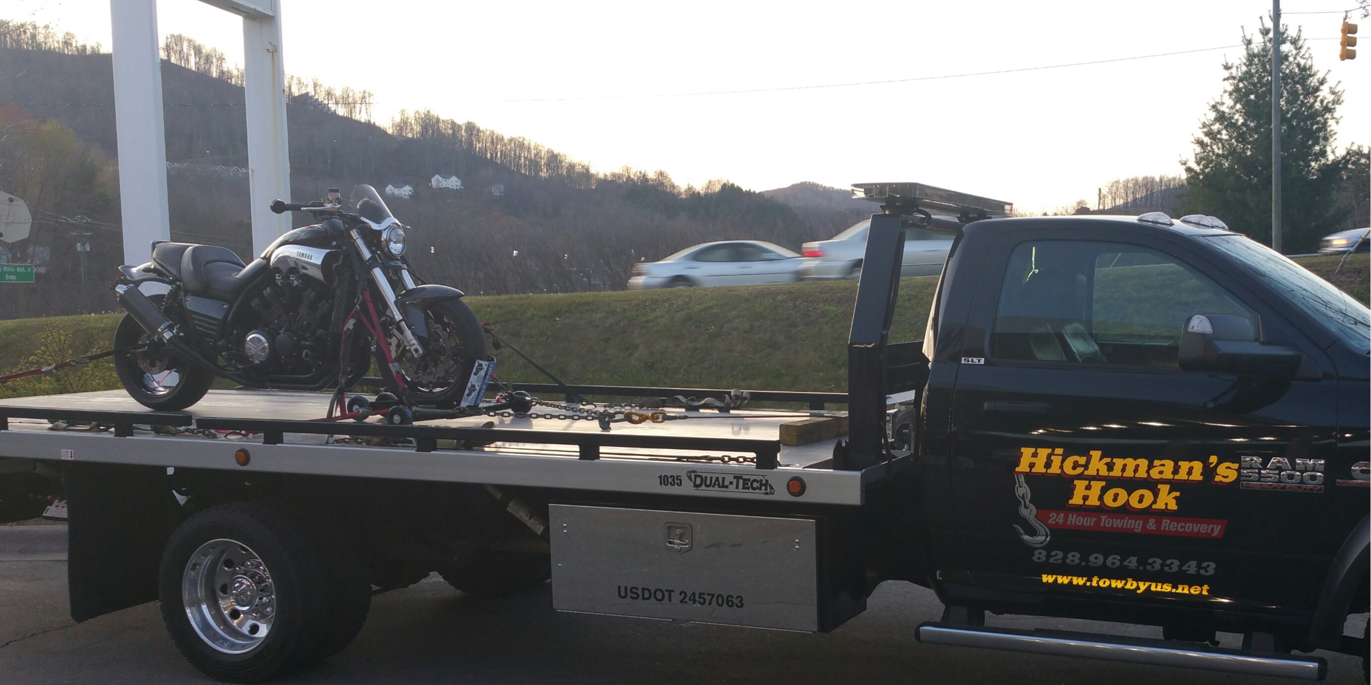 Motorcycle Towing Image