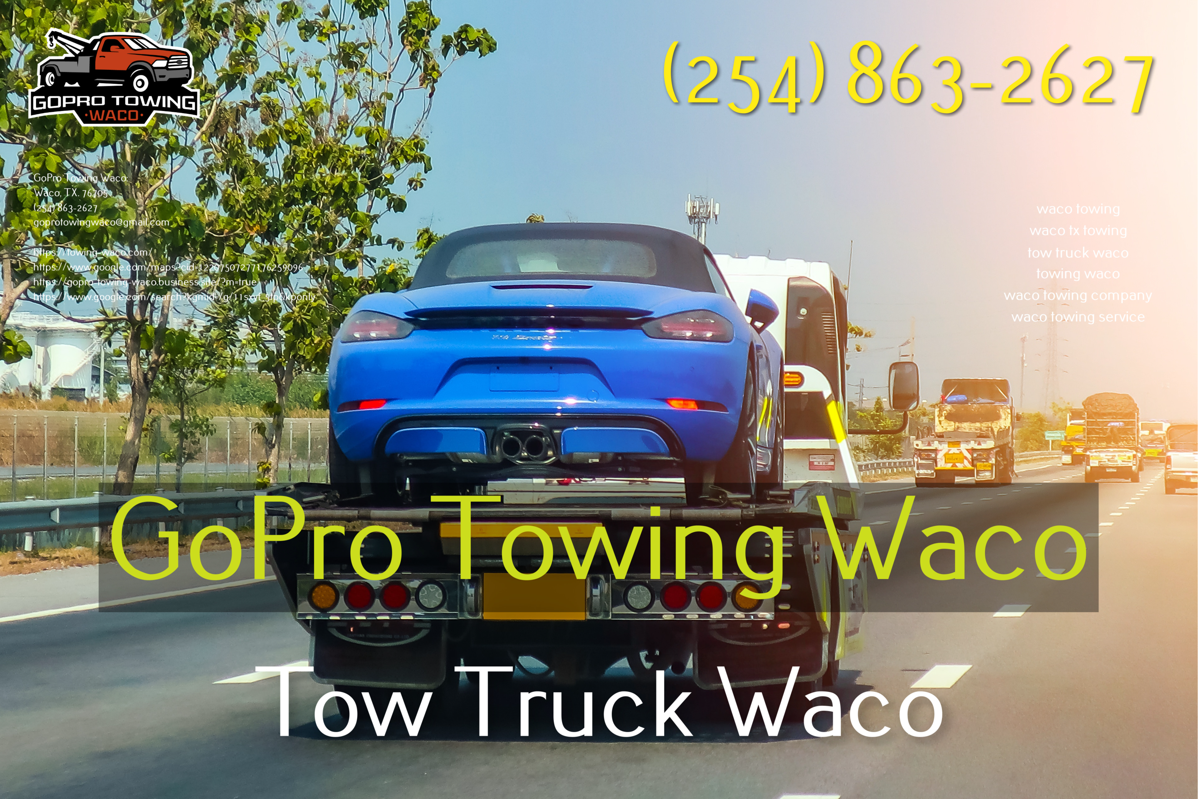 GoPro Towing Waco Towing.com Profile Banner