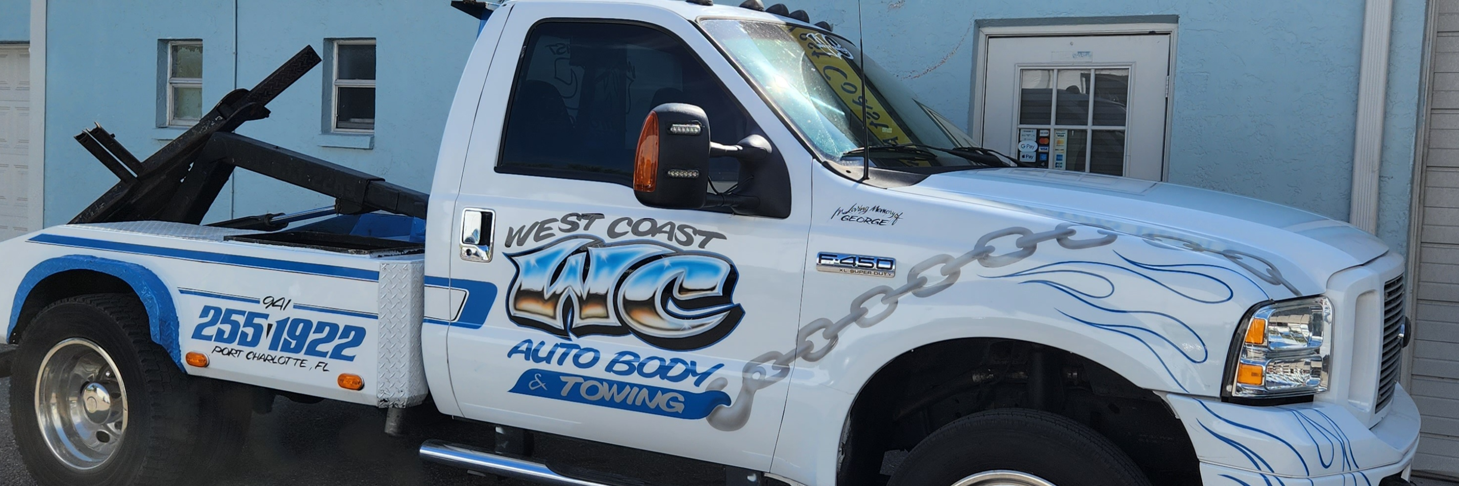WEST COAST AUTO BODY TOWING Towing.com Profile Banner