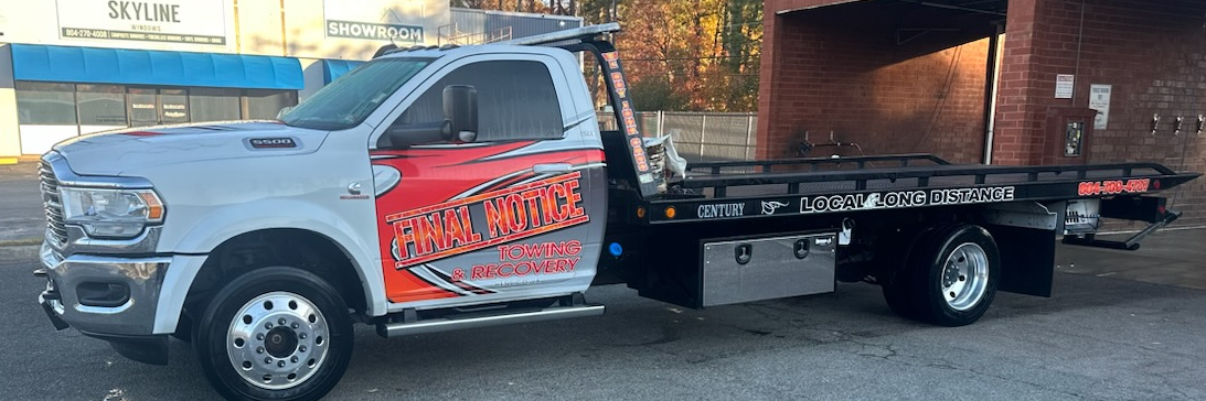 Final Notice Towing and Recovery Towing.com Profile Banner
