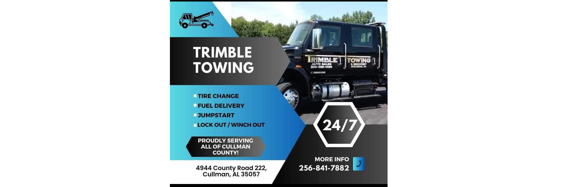 Trimble Towing & Automotive  Towing.com Profile Banner