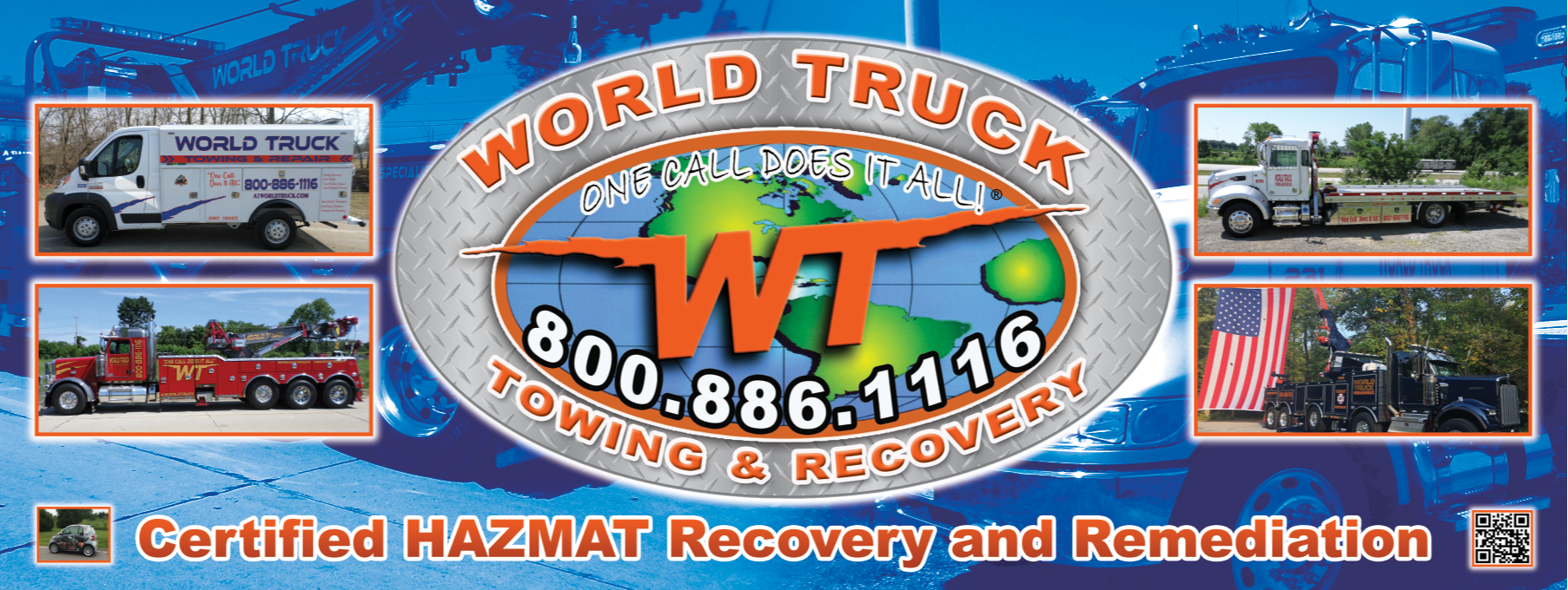 World Truck Towing & Recovery, INC. Towing.com Profile Banner
