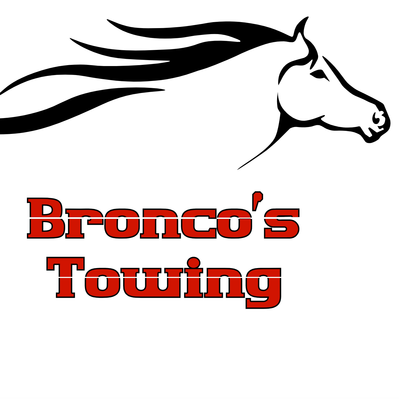 Bronco’s Towing logo