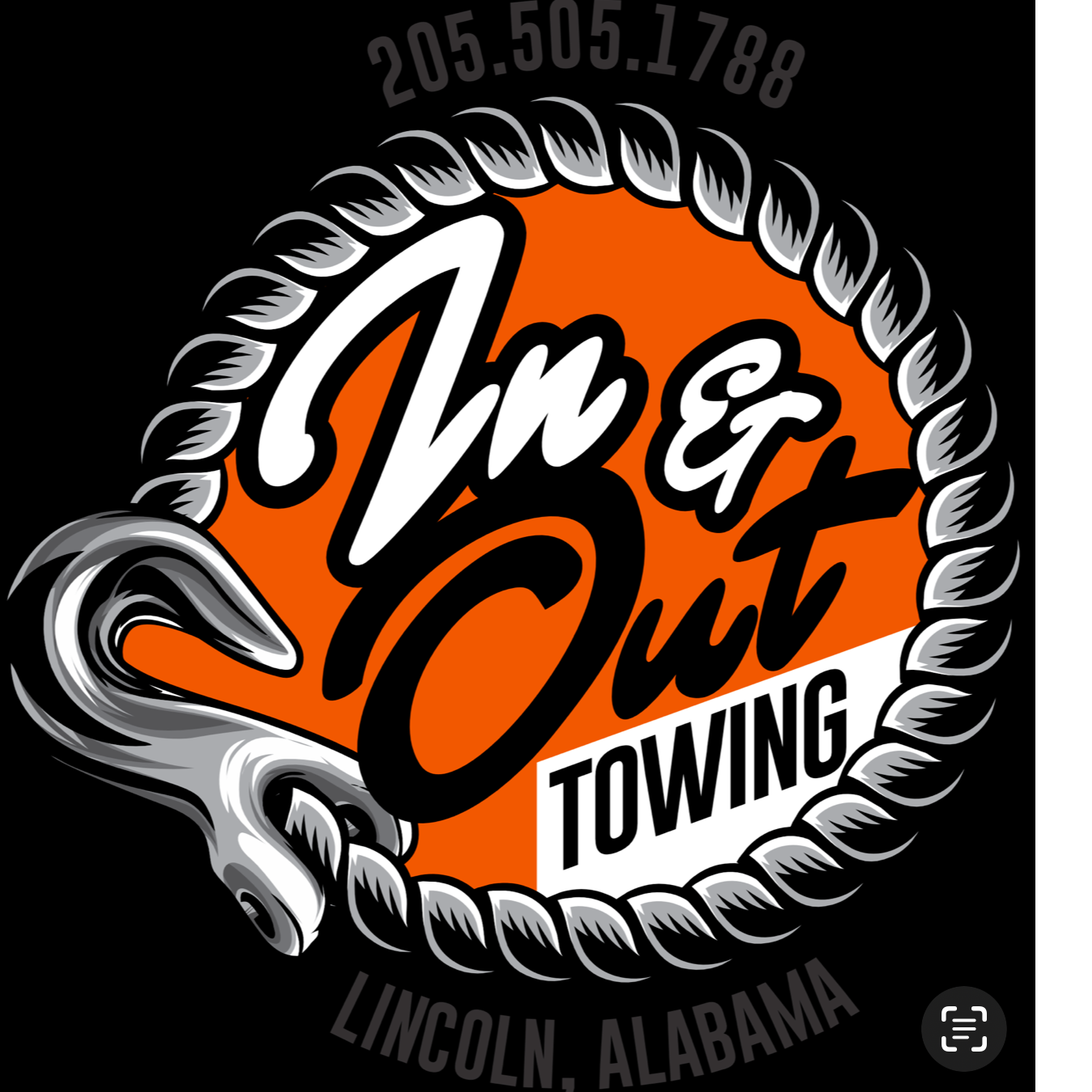 In & Out towing LLC logo